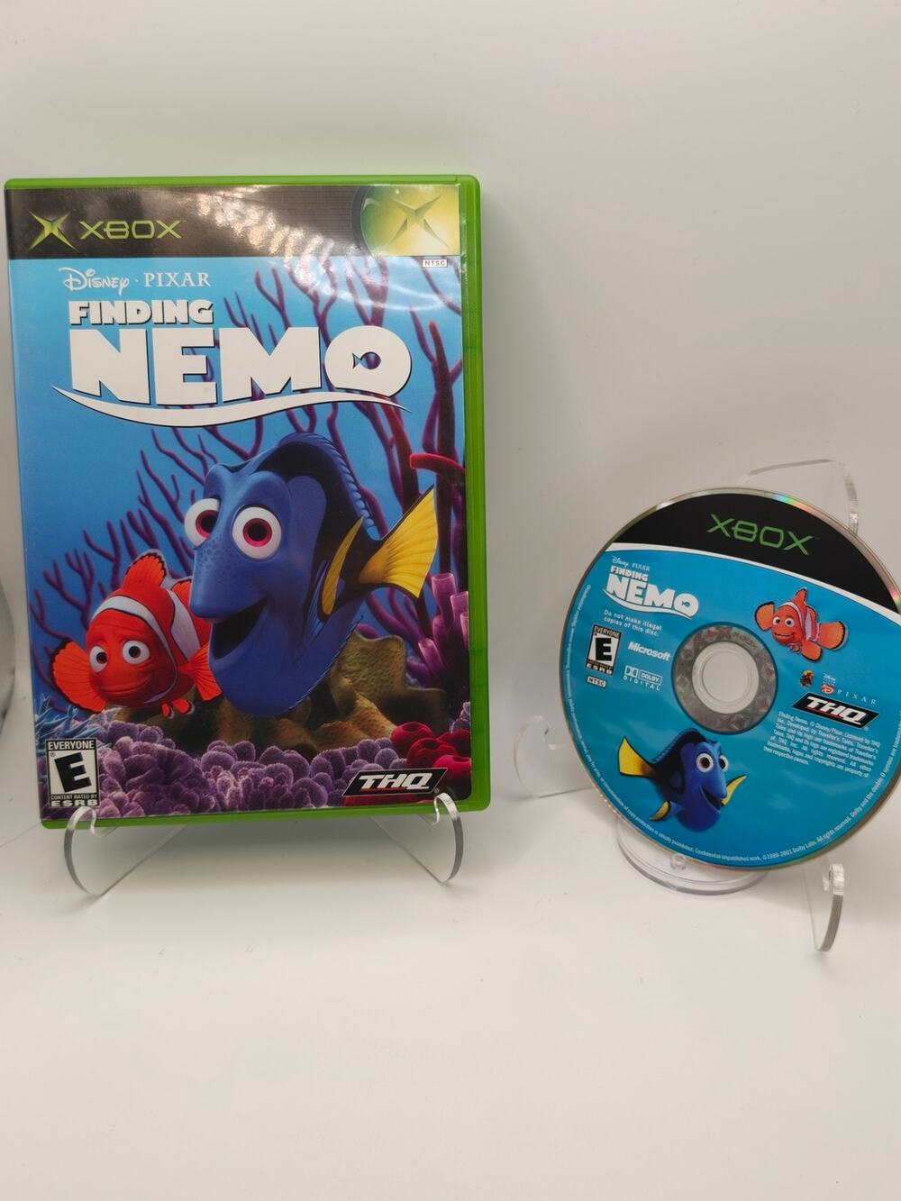 Disney Pixar Finding Nemo Xbox Game & Case THQ Tested